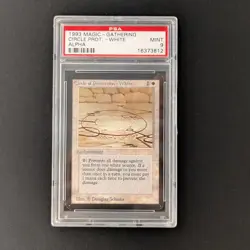 MTG \>> Circle of Protection: White (PSA 9) <<// Alpha - 341 Trading - Magic - Image 1