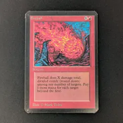 MTG \>> Fireball (EX) <<// Alpha - 341 Trading - Magic - Image 1