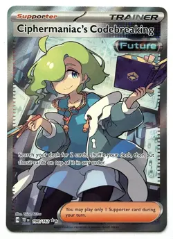 Ciphermaniac's Codebreaking 198/162 -Pokemon TCG-Temporal Forces Ultra Rare Holo - Image 1