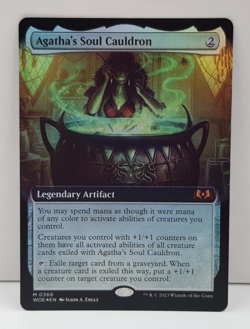 Agatha's Soul Cauldron Final Fantasy Wilds Of Eldraine MTG - Extended Art FOIL - Image 2
