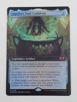 Agatha's Soul Cauldron Final Fantasy Wilds Of Eldraine MTG - Extended Art FOIL - Image 3