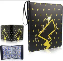 Pokemon Trading Card Zipper Binder Holder Double Sides 9 Pockets Holds 720 Cards - Image 1