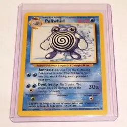 Poliwhirl - 38/102 - Base Set Unlimited - Pokemon Card - Vintage - Near Mint - Image 1