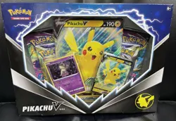 Pokemon TCG: Pikachu V Box New 4 Booster Packs 820650851179 - Image 1