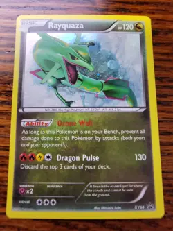 MP Rayquaza XY64 XY Holo Pokemon Card - Image 1