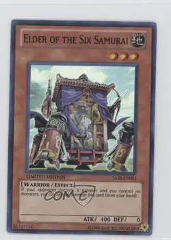 Elder of the Six Samurai YuGiOh Assault Limited Edition 1 Card Box Set - Image 1