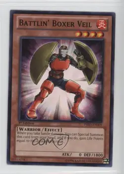 Battlin' Boxer Veil 1st Ed. YuGiOh Primal Origin #PRIO-EN009 - Image 1
