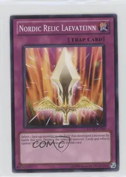 Nordic Relic Laevateinn Unlimited YuGiOh Storm of Ragnarok #STOR-EN069 - Image 1
