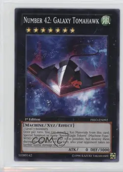 Number 42: Galaxy Tomahawk 1st Ed. YuGiOh Primal Origin #PRIO-EN092 - Image 1
