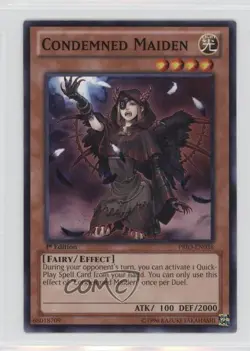 Condemned Maiden 1st Ed. YuGiOh Primal Origin #PRIO-EN038 - Image 1