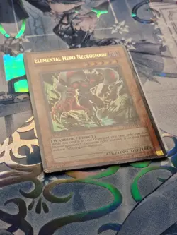 YSDJ-EN000 Elemental Hero Necroshade Ultra Rare 1st Edition HEAVY PLAYED YuGiOh - Image 2