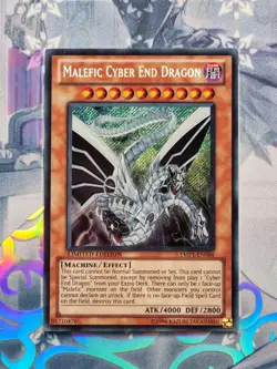 YMP1-EN004 MALEFIC CYBER END DRAGON SECRET RARE LTD ED NM YUGIOH CARD TCG - Image 1