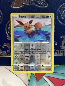 Pokemon - Eevee - 052/072 - Reverse Holo - Shining Fates - NM/M - Image 1