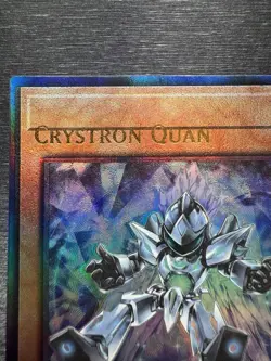YuGiOh! Crystron Quan RA04 - Error Misprint Name Shift 1st Edition Near Mint - Image 3