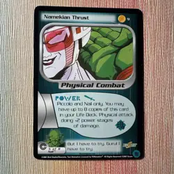 Namekian Thrust - Dragon Ball Z DBZ CCG Score Card #9 - Image 1