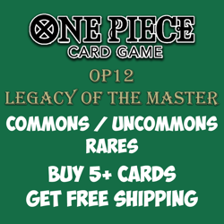 One Piece CCG OP12 Legacy of the Master Near Mint Singles Choose Your Card - Image 1