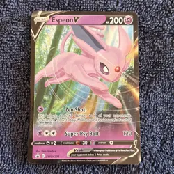 Espeon V SWSH201 Black Star Promo Holo Pokemon TCG Card NM/M - Image 1
