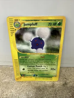 Jumpluff Holo Rare H13/H32 Aquapolis WoTC Pokemon Card 2002 E-Reader HP - Image 1