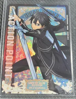 UNION ARENA Sword Art Online EX08BT/SAO-2-AP03 Kirito Action Point Card - Image 2