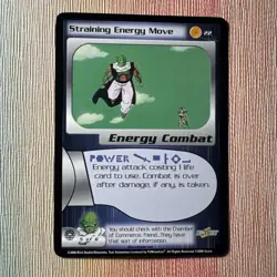 Straining Energy Move - Dragon Ball Z DBZ CCG Score Card #22 - Image 1