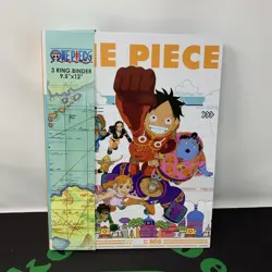 One Piece Egghead Arc 3 Ring Card Binder Trading Cards TCG Anime - Image 1