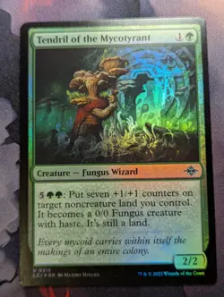 Tendril of the Mycotyrant - LCI - 0215 - MTG - TCG Card - FOIL - Image 1