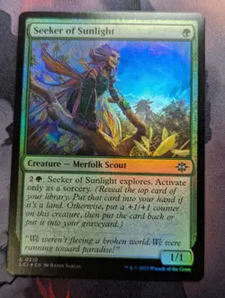 Seeker of Sunlight - LCI - 0210 - MTG - TCG Card - FOIL - Image 1