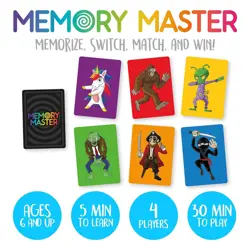 Memory Master Family Card Game | 4 Players - Image 2