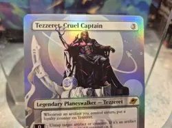Tezzeret, Cruel Captain Triumphant BORDERLESS FOIL Edge of Eternities MTG Card - Image 2