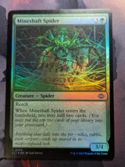 Mineshaft Spider - LCI - 0202 - MTG - TCG Card - FOIL - Image 1