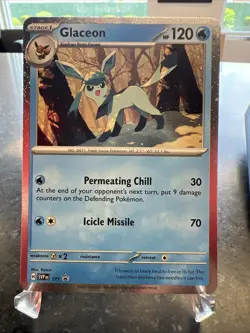 Pokemon Prismatic Glaceon Sticker Collection SVP 171 Black Star Promo - Image 1