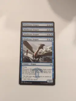 (4) Mindscour Dragon *PLAYSET* Fate Reforged Regular NM MTG - Image 1