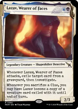 🧙Lazav, Wearer Of Faces R 0366 Showcase MKM Murder at Karlov Manor MTG - Image 1