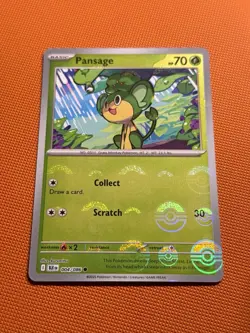 Pansage - 004/086 - Poke Ball Holo Reverse Holo - Pokemon Black Bolt English - Image 2