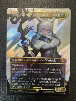 Y’shtola, Night’s Blessed (Surge Foil) (Borderless) Commander: Final Fantasy MTG - Image 1