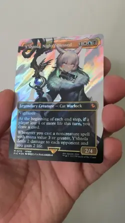 Y’shtola, Night’s Blessed (Surge Foil) (Borderless) Commander: Final Fantasy MTG - Image 2