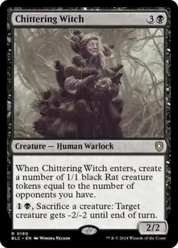 Chittering Witch - Near Mint MTG Commander: Bloomburrow - Image 1