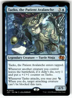 Taeko, the Patient Avalanche (Anime) 39 NM MTG Foundations Jumpstart Magic - Image 1