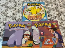 3 Pokemon Adventure Series 1 & 2 , First Movie-Pikachu’s Vacation Golden Books - Image 2