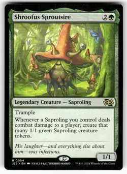 Shroofus Sproutsire (Anime) 54 NM MTG Foundations Jumpstart Magic - Image 1
