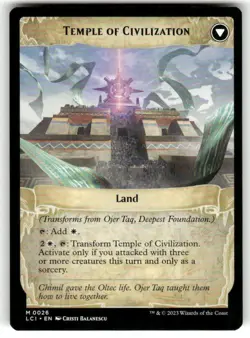Ojer Taq, Deepest Foundation 26 NM MTG The Lost Caverns of Ixalan Magic - Image 2