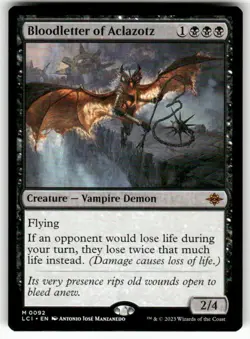 Bloodletter of Aclazotz 92 NM MTG The Lost Caverns of Ixalan Magic - Image 1