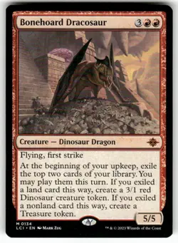 Bonehoard Dracosaur 134 NM MTG The Lost Caverns of Ixalan Magic - Image 1