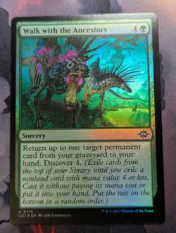 Walk with the Ancestors - LCI - 0218 - MTG - TCG Card - FOIL - Image 1