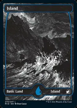 Island (270) - Light Play MTG Innistrad: Midnight Hunt - Image 1