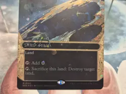 GALAXY FOIL 130 Strip Mine STELLAR SIGHTS BORDERLESS Edge of Eternities Card MTG - Image 3