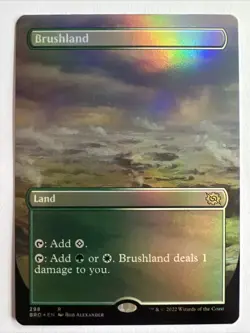 MTG Foil - Brushland (Borderless) - 298 / NM / English - Image 1