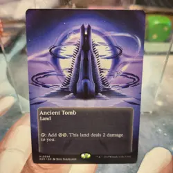 M 0046 Ancient Tomb BORDERLESS POSTER Edge of Eternities STELLAR SIGHTS MTG Card - Image 1