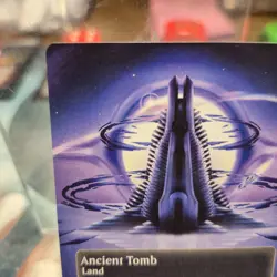 M 0046 Ancient Tomb BORDERLESS POSTER Edge of Eternities STELLAR SIGHTS MTG Card - Image 2