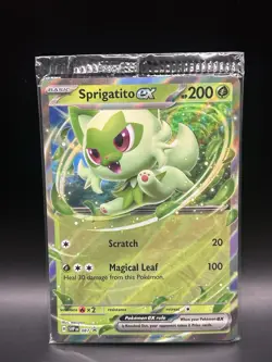 Sealed Sprigatito 087 - Pokemon Scarlet & Violet Black Star Promo Card - NM - Image 1